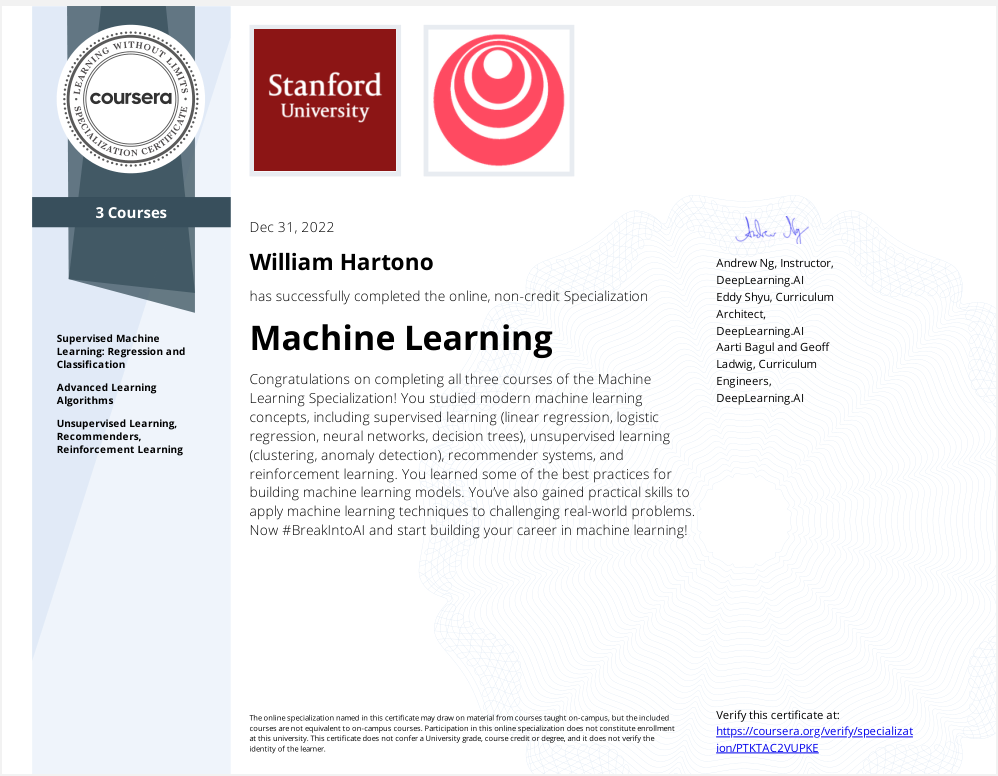 DLAI Machine Learning