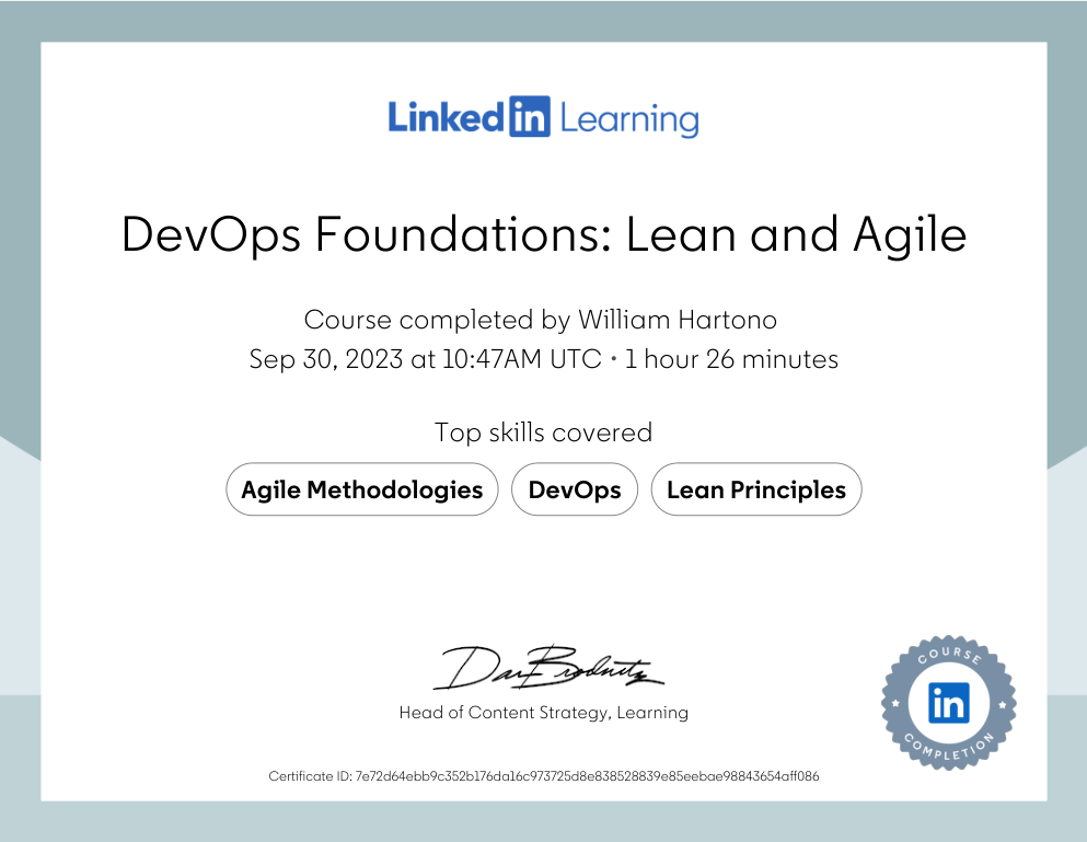 DevOps Foundations Lean and Agile