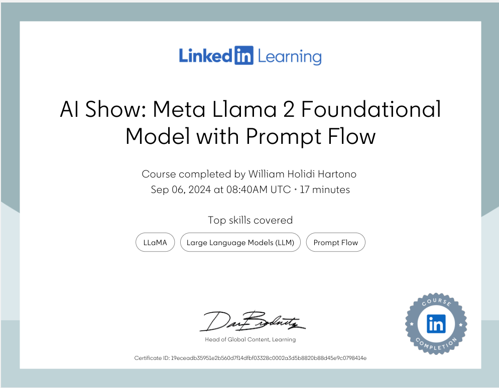 Meta Llama2 Foundational Model