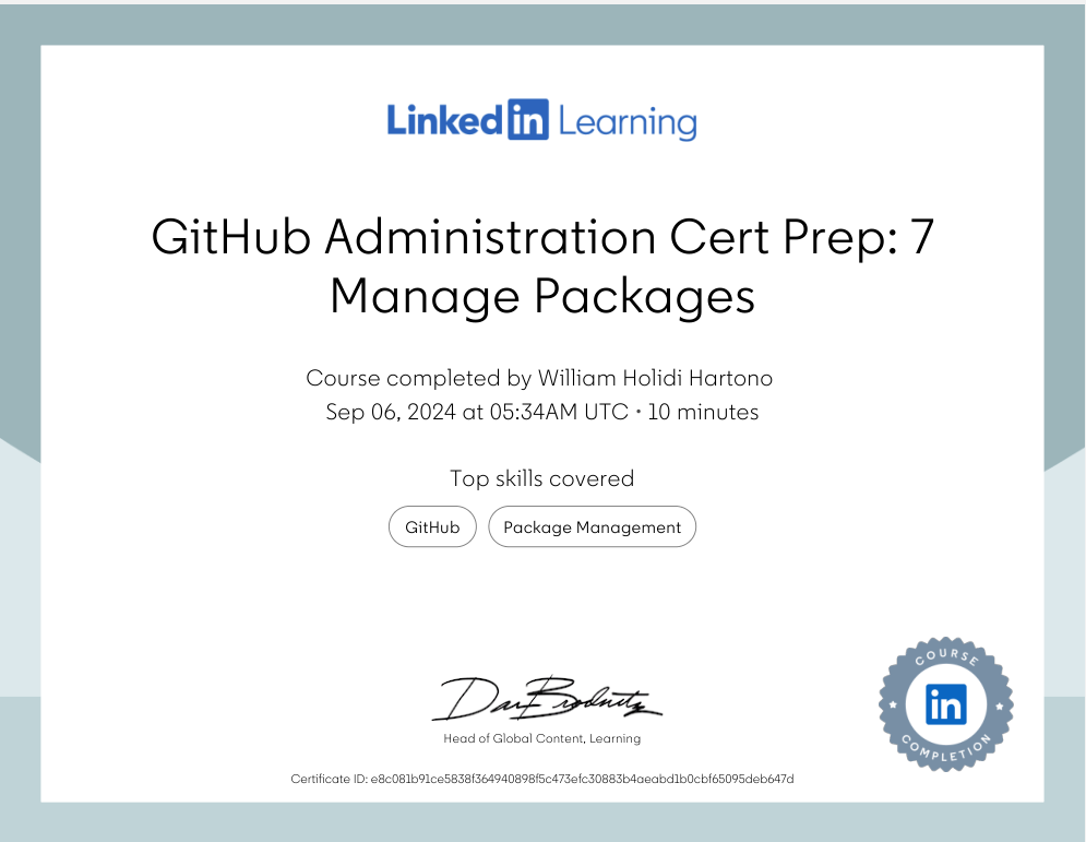 Manage Packages