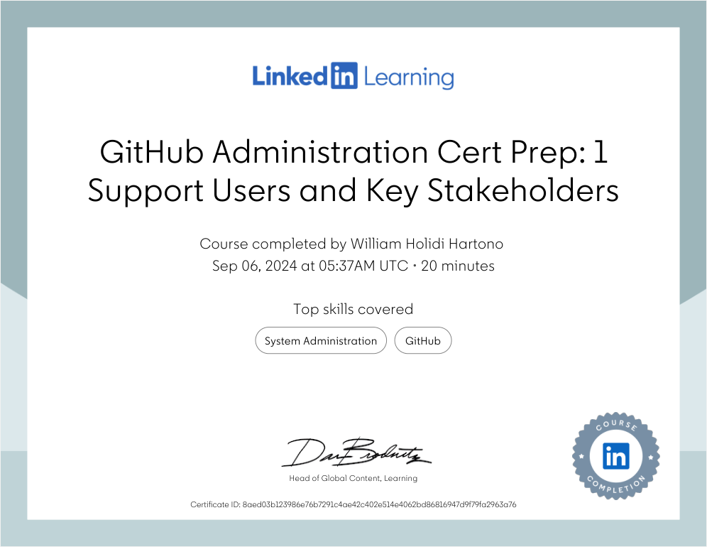 Support Users and Key Management