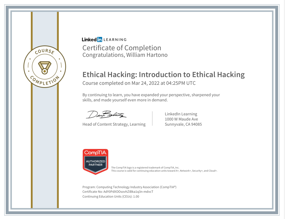 Ethical Hacking Introduction