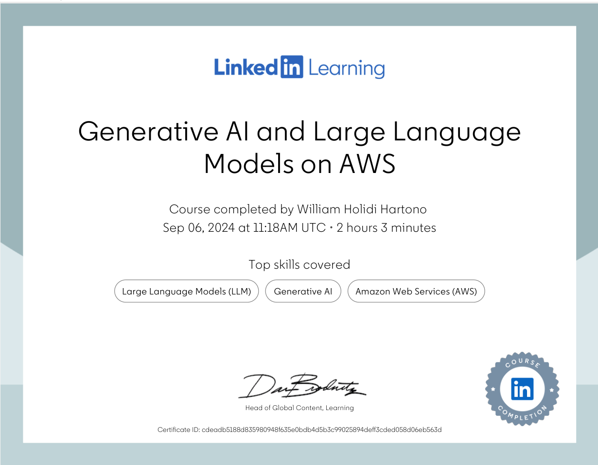 Generative AI and Large Language Models