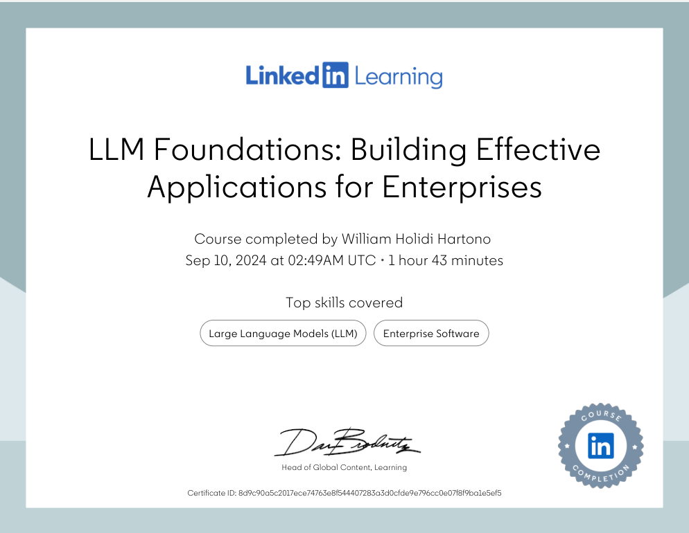 LLM Foundations: Building Applications for Enterprise