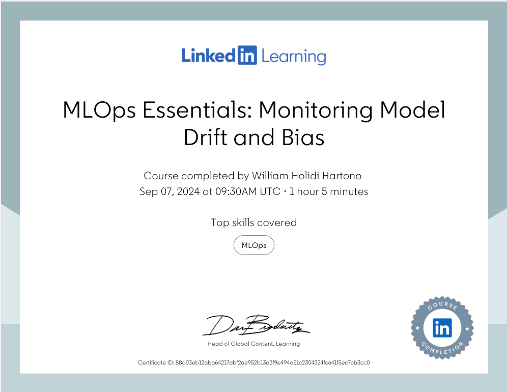 MLOps Essentials: Monitoring Model Drift and Bias
