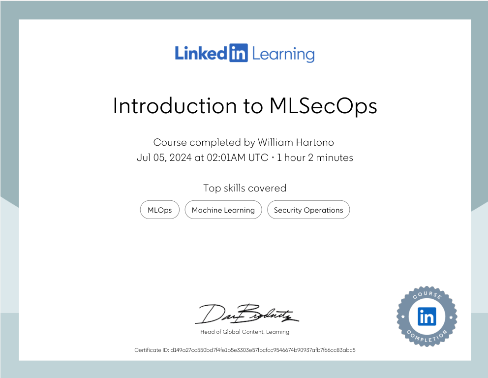 MLSecOps Intro